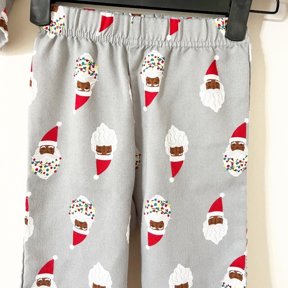 Old Navy Unisex Holiday-Print Santa Walnut Pajama Set Size 12-18 Months - Picture 6 of 11